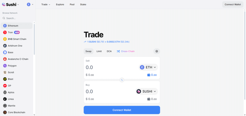 Sushiswap Decentralized Exchanges  In Thailand