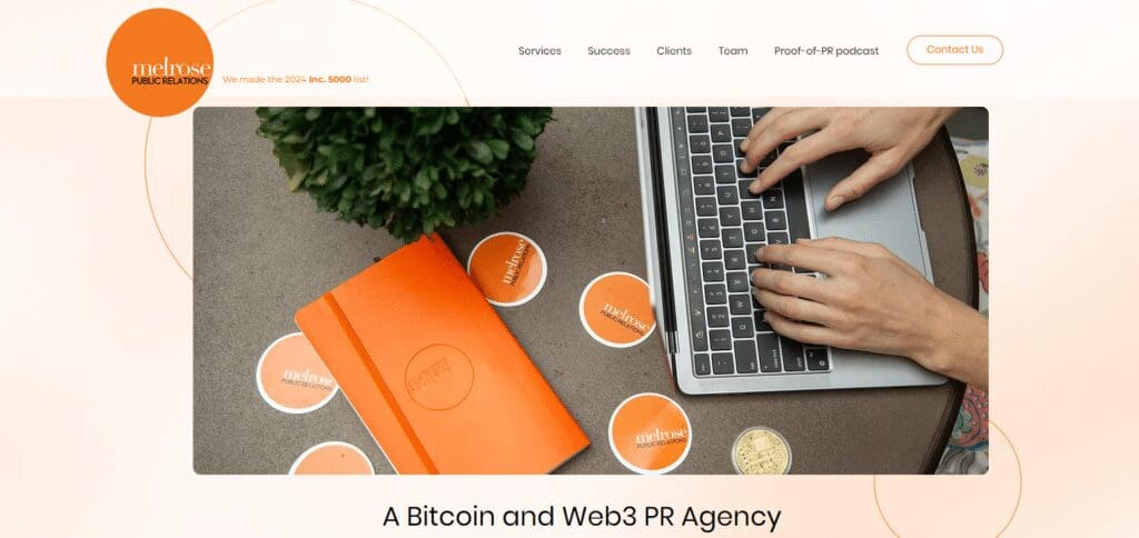 10 Best Crypto Pr Agency In India For 2025 9 Melrose PR Crypto Pr Agency In India