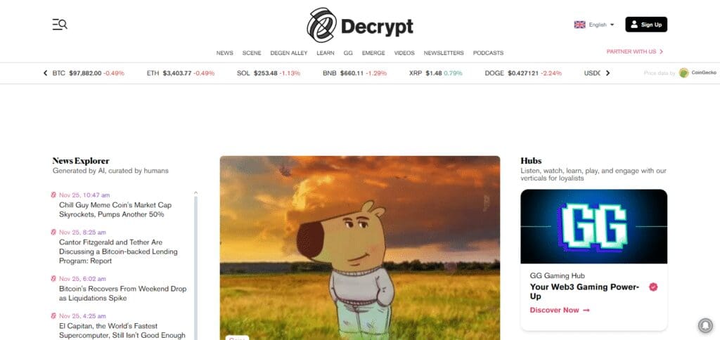 10 Best Crypto News Blog In Singapore 11 Decrypt Crypto News Blog In Singapore