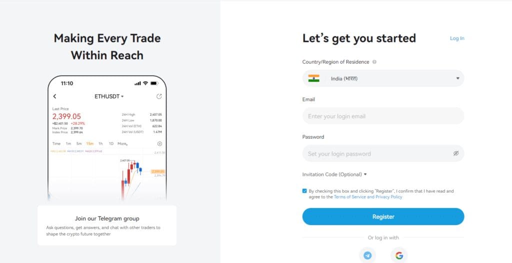 TGEX Exchange Review 2024: Features, Fees, and Security Overview 3 How to Sign Up on TGEX Exchange?