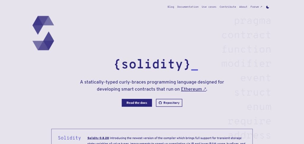 10 Best Blockchain Programming Languages For App Development 5 Solidity Blockchain Programming Languages For App Development