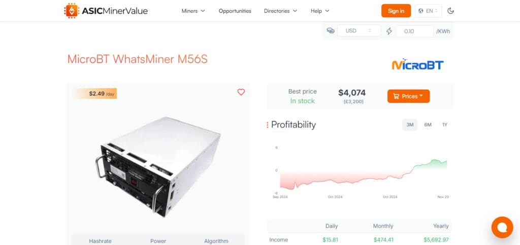 9 Best Bitcoin Mining Rigs In 2025 4 MicroBT WhatsMiner M56S Bitcoin Mining Rigs In 2025