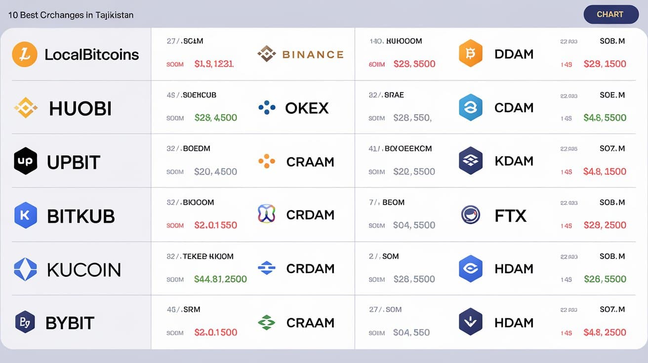 11 Best Crypto Exchanges In Tajikistan