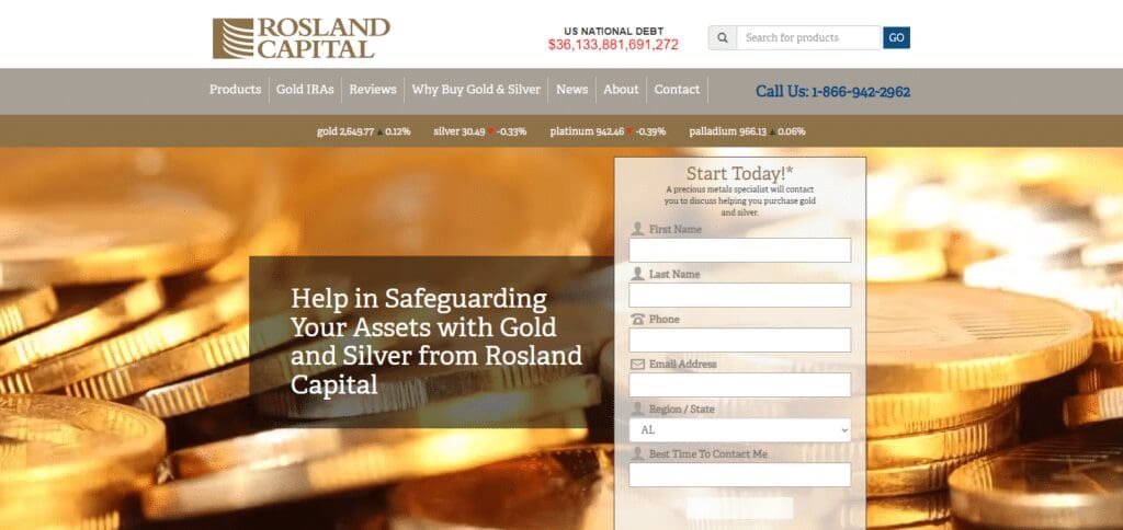 10 Best Gold Investment Companies For 2025 9 Rosland Capital Gold Investment Companies