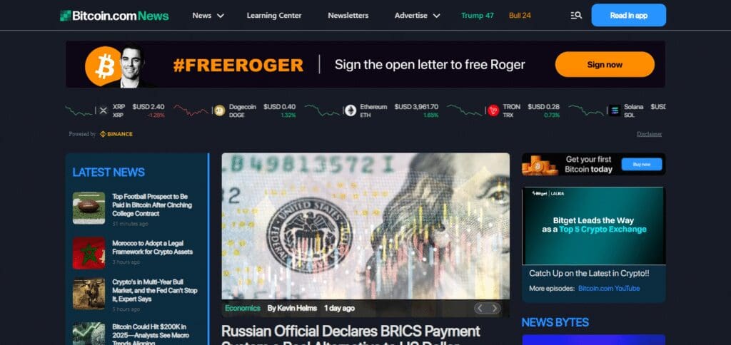 10 Best Russian Language Crypto News Blog 3 Bitcoin.com News