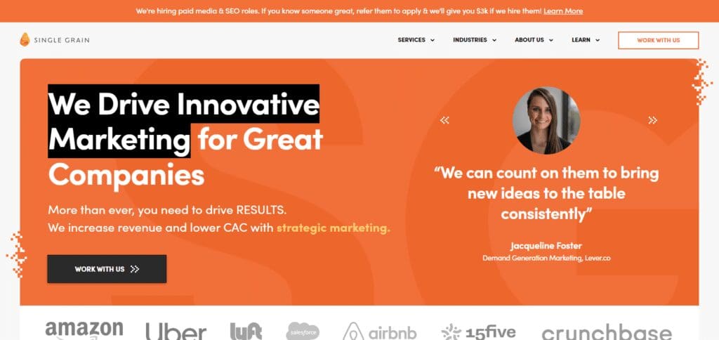 10 Best Crypto SEO Agencies For 2025 4 Single Grain Crypto SEO Agencies