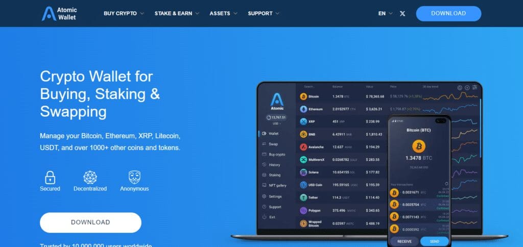 10 Best Crypto Wallets for Electroneum in 2025 8 Atomic Wallet Crypto Wallets for Electroneum