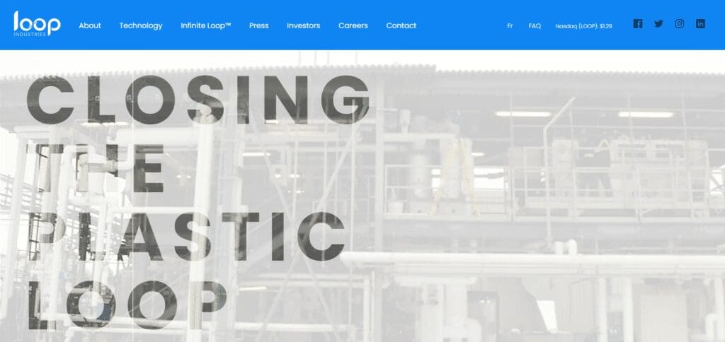 10 Best AI Penny Stocks Under $10 In 2025 9 Loop Industries (LOOP)