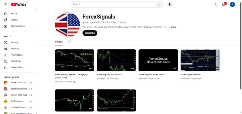 10 Best Forex Trading Teacher On YouTube 5 ForexSignals TV Forex Trading Teacher On YouTube