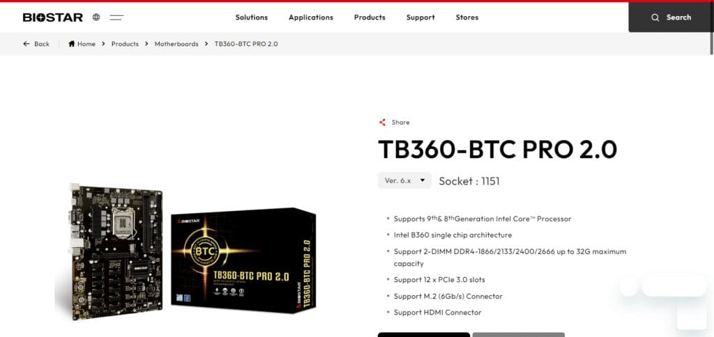 10 Best Crypto Mining Motherboards in 2025 6 Biostar TB360-BTC Pro Crypto Mining Motherboards in 2025