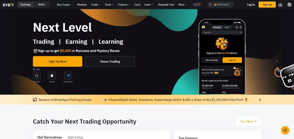 Coin8 Exchange Review 2025: Features, Fees, and Security Overview 9 Coin8 Exchange Alternative Bybit