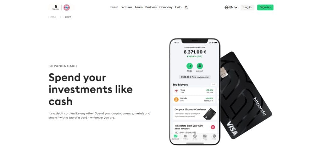 10 Best Crypto Cards in Singapore in 2025 9 Bitpanda Card Crypto Cards in Singapore