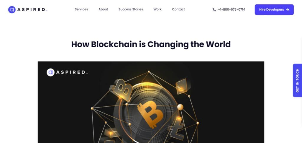 10 Best Blockchain Development Companies in Canada 7 Aspired Blockchain Development Companies in Canada