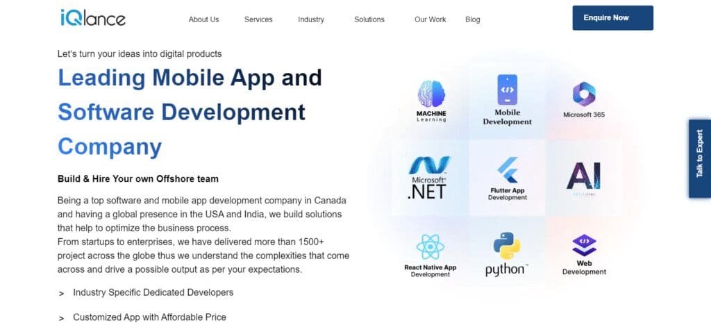 10 Best Blockchain Development Companies in Canada 8 iQlance Solutions Blockchain Development Companies in Canada