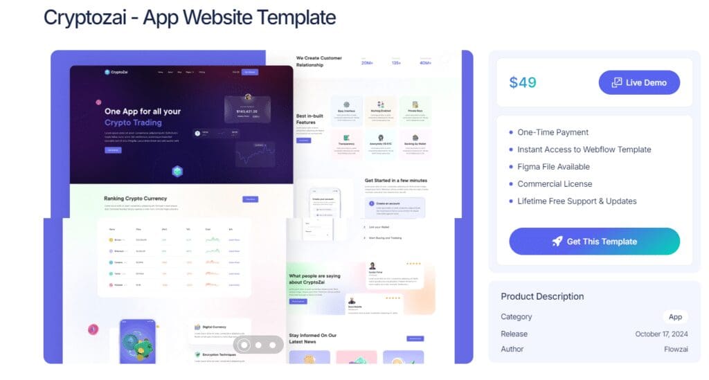 8 Best Crypto Website Templates and Designs 8 Cryptozai Crypto Website Templates and Designs