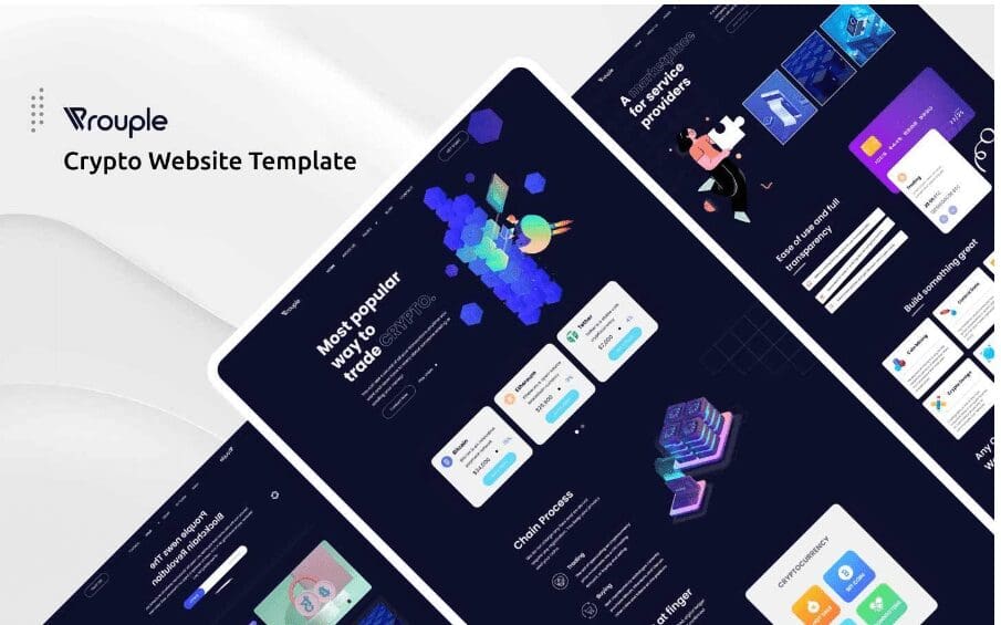 8 Best Crypto Website Templates and Designs 3 Prouple Crypto Website Templates and Designs