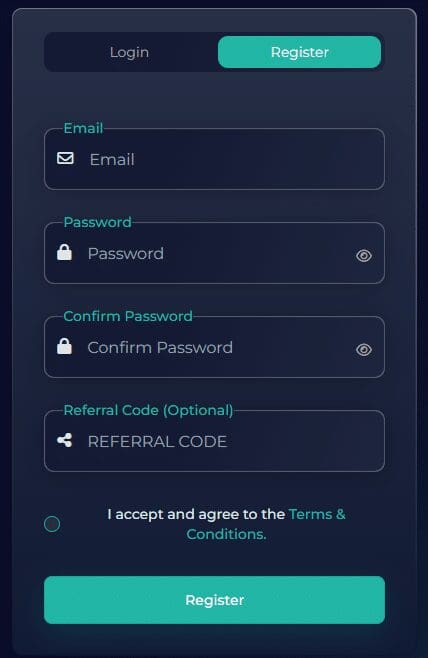 Millionero Exchange Review 2025: Features, Fees, and Security Overview 3 Select Signup on the Main Page