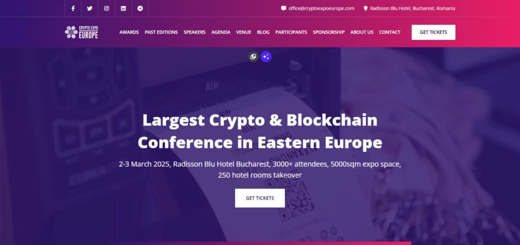 10 Top Crypto Events In 2025: Key Blockchain & Crypto Conferences 8 Crypto Expo Europe
