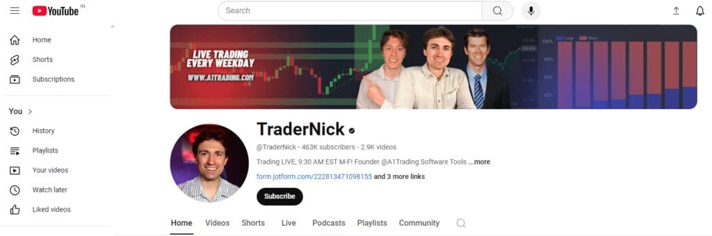 10 Best Forex Trading YouTube Channels 3 Trader Nick Best Forex Trading YouTube Channels