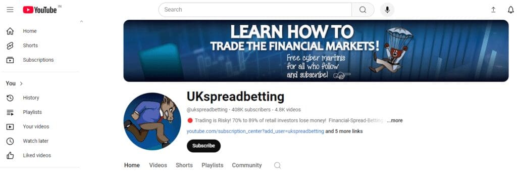 10 Best Forex Trading YouTube Channels 7 UKspreadbetting Best Forex Trading YouTube Channels