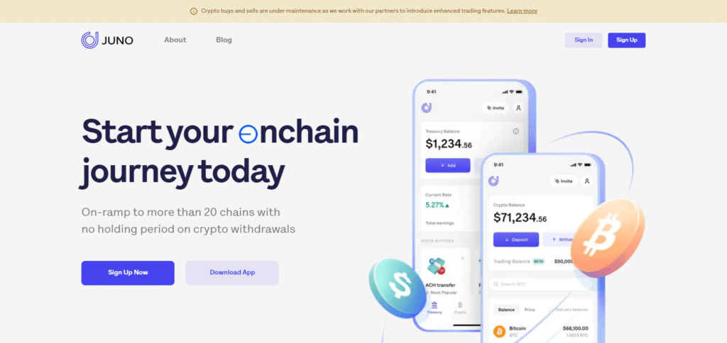 Juno Best Crypto-Friendly Banks Worldwide