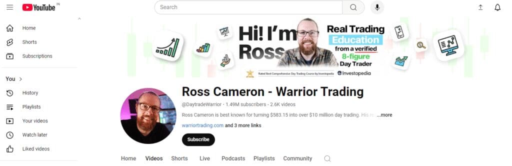 10 Best Forex Trading YouTube Channels 10 Warrior Trading Best Forex Trading YouTube Channels