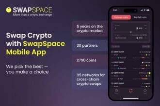 SwapSpace Launches Mobile App to Enable Seamless Crypto Swaps Anytime, Anywhere