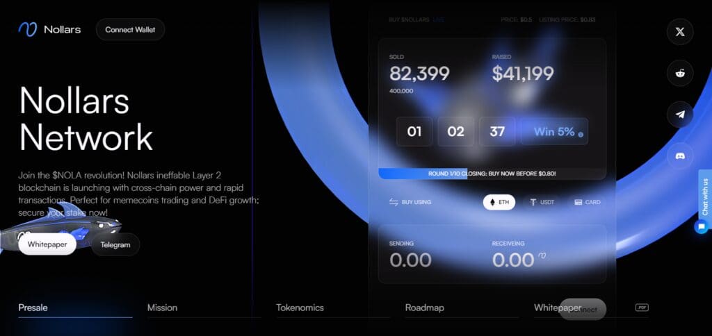 Nollars Token Listed on AscendEX During Presale Launch 2 Listing Details : AscendEX