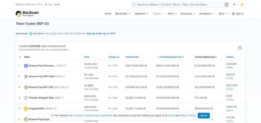 How to Scan for New Tokens on BSC | Step-by-Step Guide 2 What is BSC Tokens?