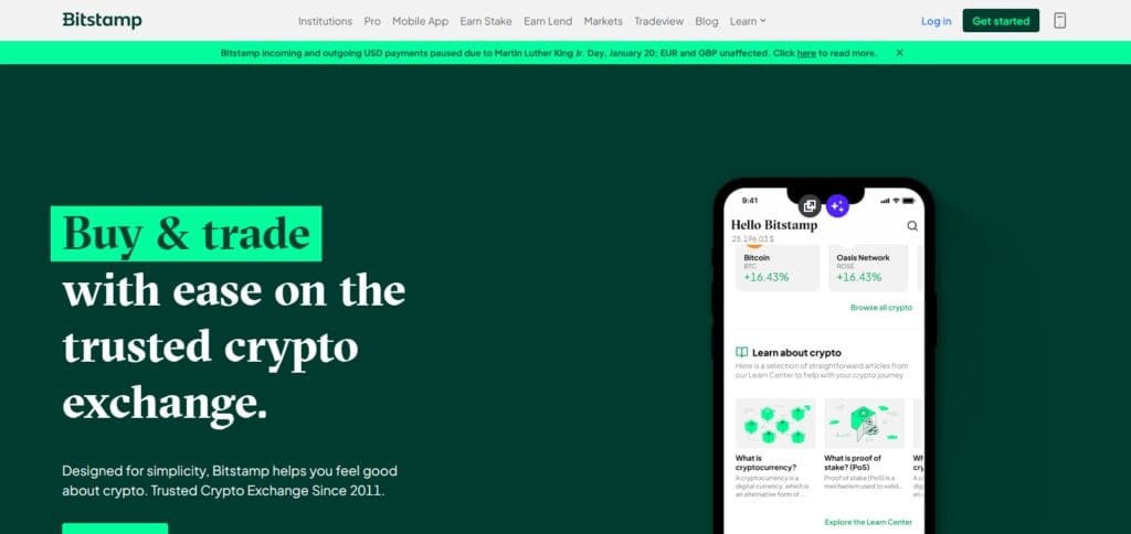 11 Best Solana Exchanges In 2025 7 Bitstamp
