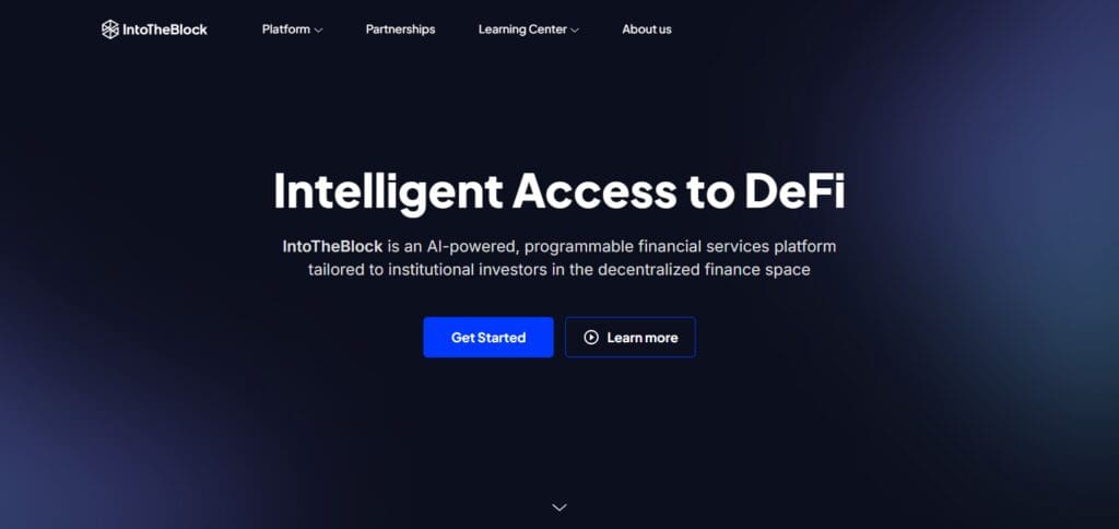 10 Best Crypto Analytics Dashboards | Top Tools For Insights 7 IntoTheBlock
