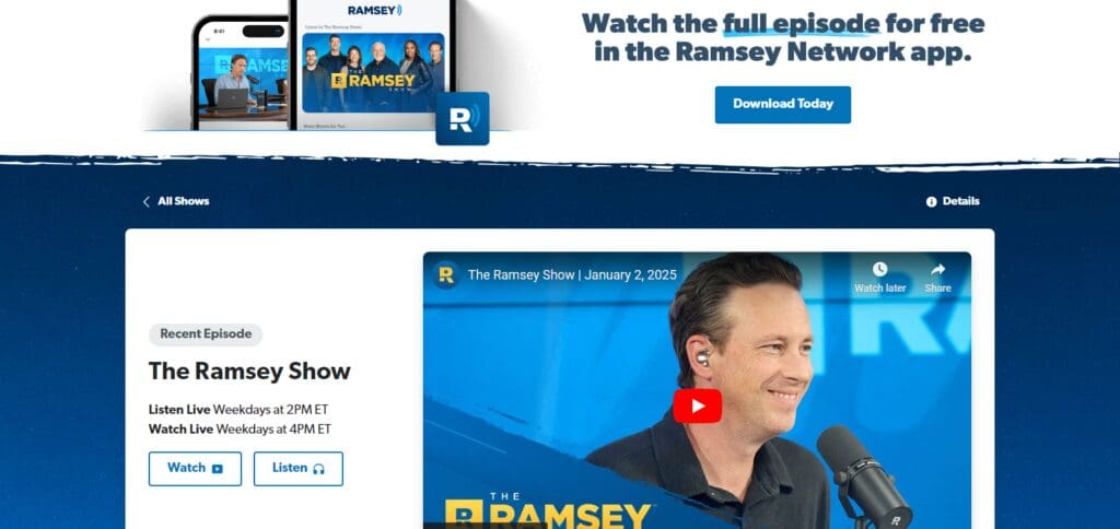 10 Best Podcasts on Finance to Boost Your Financial Knowledge 2 The Ramsey Show