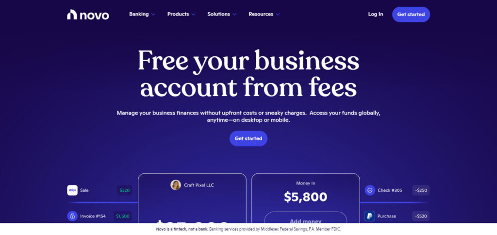Novo Business Checking Account