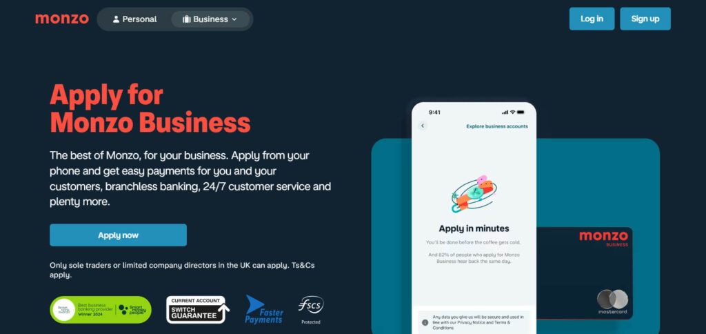 Monzo Business Account
