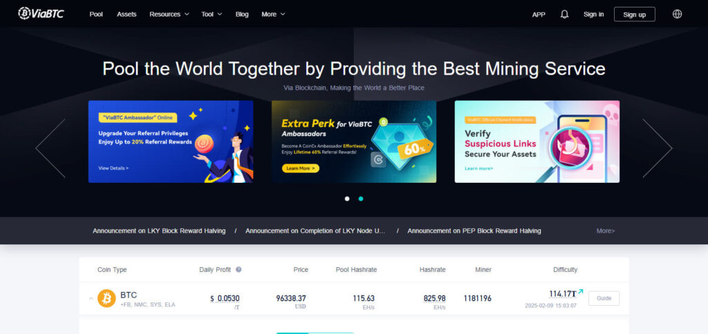 Viabtc Explorer