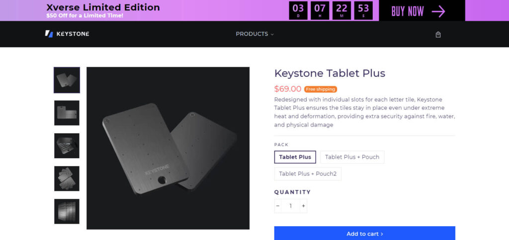 Keystone Tablet Plus