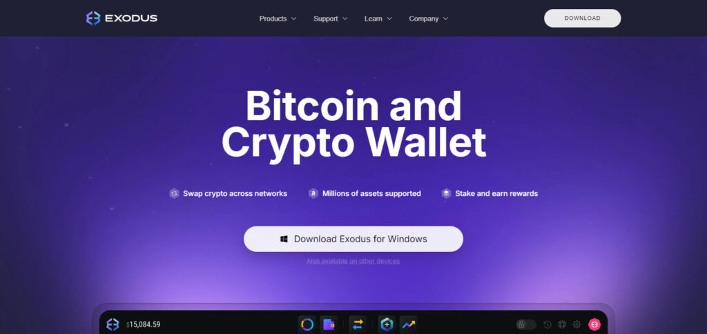 Download and Set Up Exodus Wallet