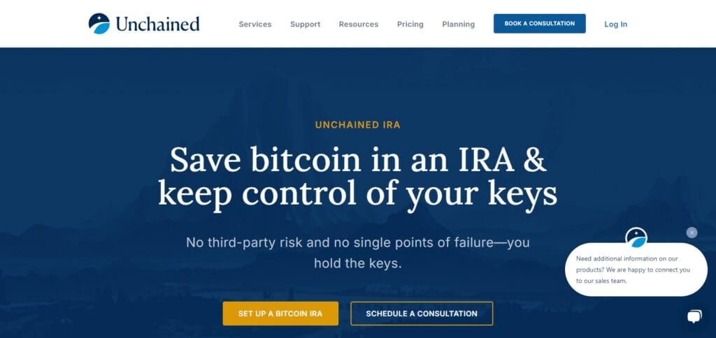 10 Best Bitcoin Self-Custody IRA Accounts for Secure Retirement Savings 11 Unchained Bitcoin IRA Bitcoin Self-Custody IRA Accounts
