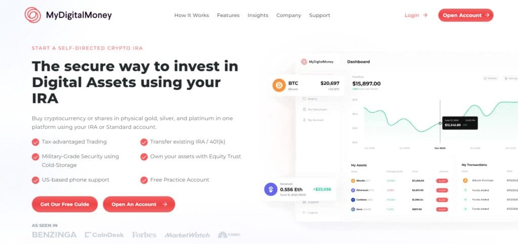 10 Best Bitcoin Self-Custody IRA Accounts for Secure Retirement Savings 7 My Digital Money Bitcoin Self-Custody IRA Accounts