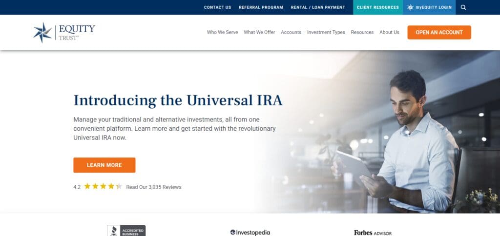 10 Best Bitcoin Self-Custody IRA Accounts for Secure Retirement Savings 5 Equity Trust Company Bitcoin Self-Custody IRA Accounts