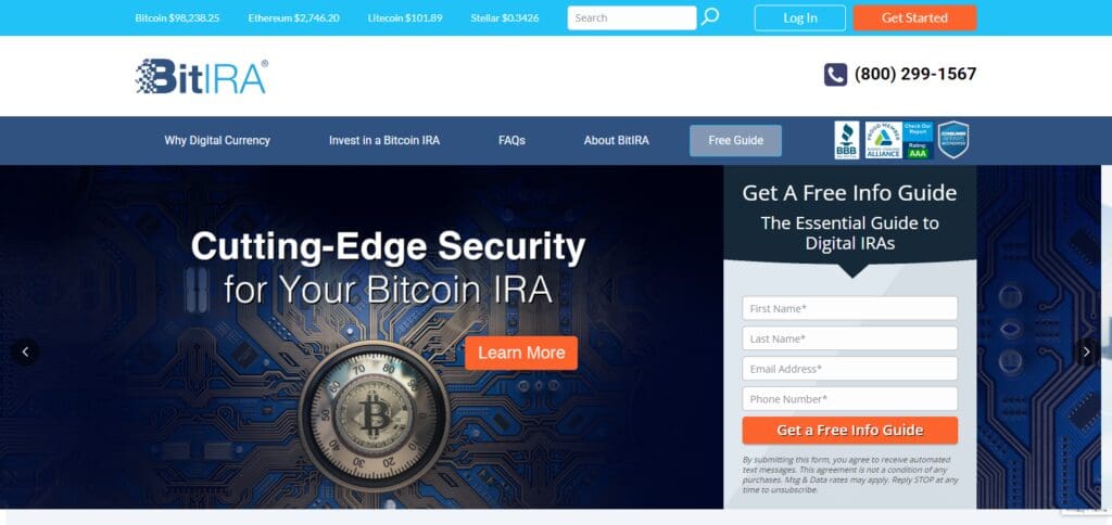 10 Best Bitcoin Self-Custody IRA Accounts for Secure Retirement Savings 4 BitIRA Bitcoin Self-Custody IRA Accounts