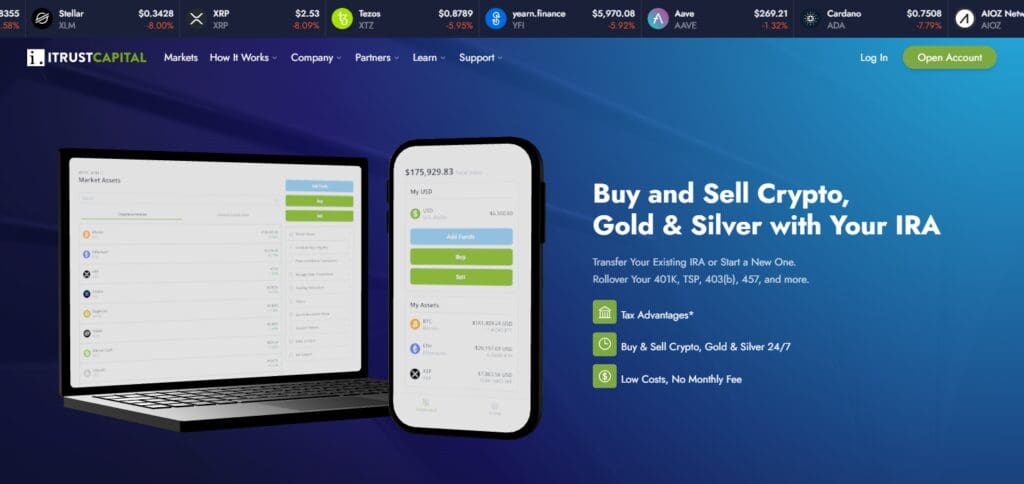 10 Best Bitcoin Self-Custody IRA Accounts for Secure Retirement Savings 3 iTrustCapital Bitcoin Self-Custody IRA Accounts