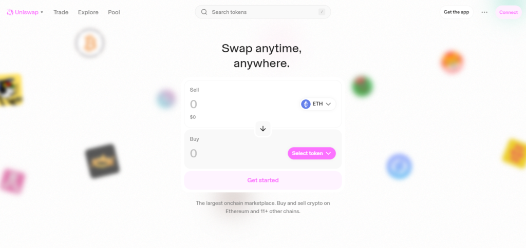 Visit Uniswap