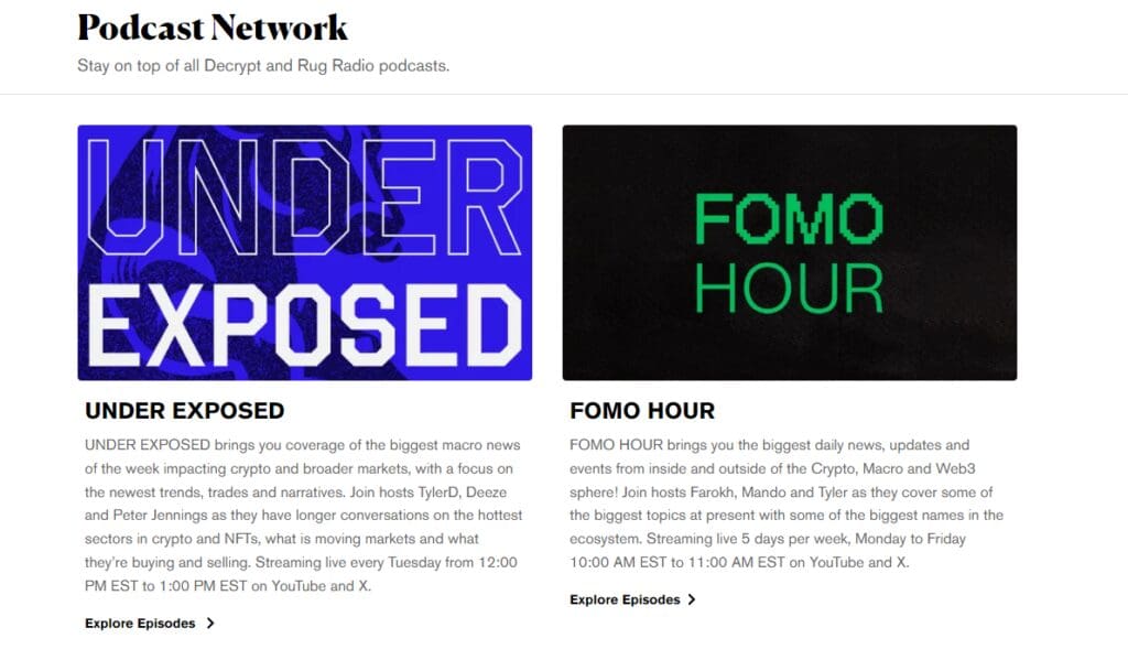 How to Use Decrypt Crypto News for Reliable Updates & Insights 7 Podcasts