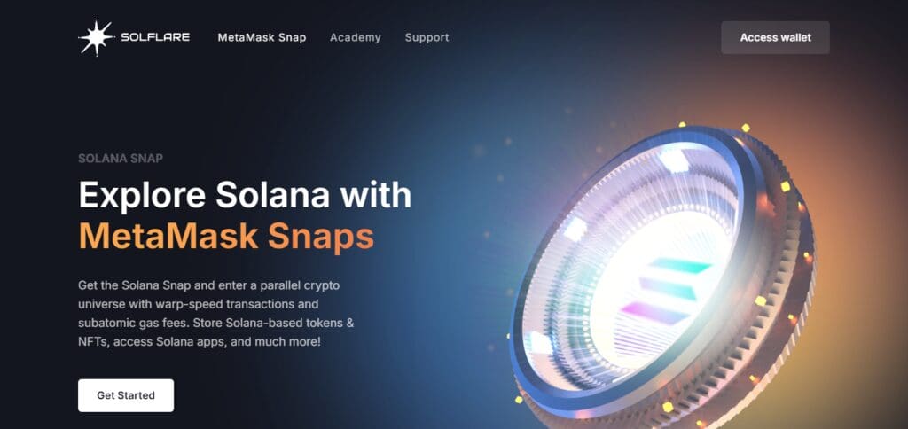 Step 2: Set Up Solflare Snap