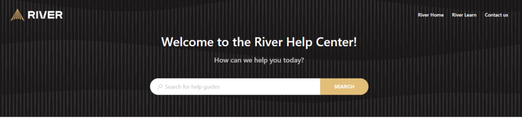 Reaching Out to River Bitcoin Support