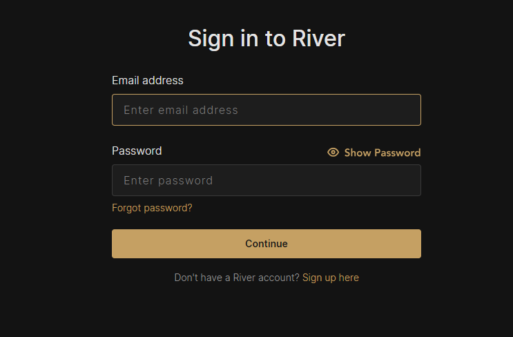 Enter your username and password to log in.