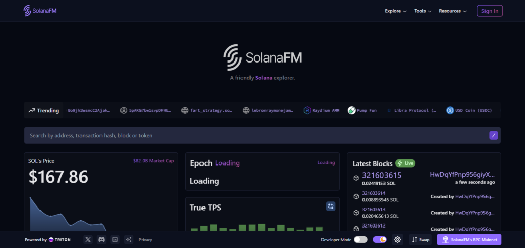 Solana.fm