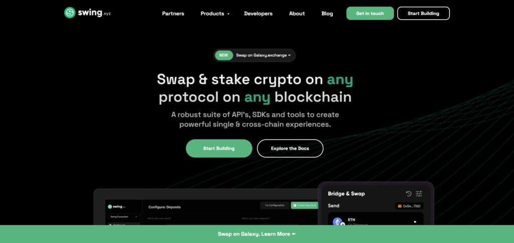 10 Top Bridging Aggregator For Fast Stable Coin Transfers 3 SWING