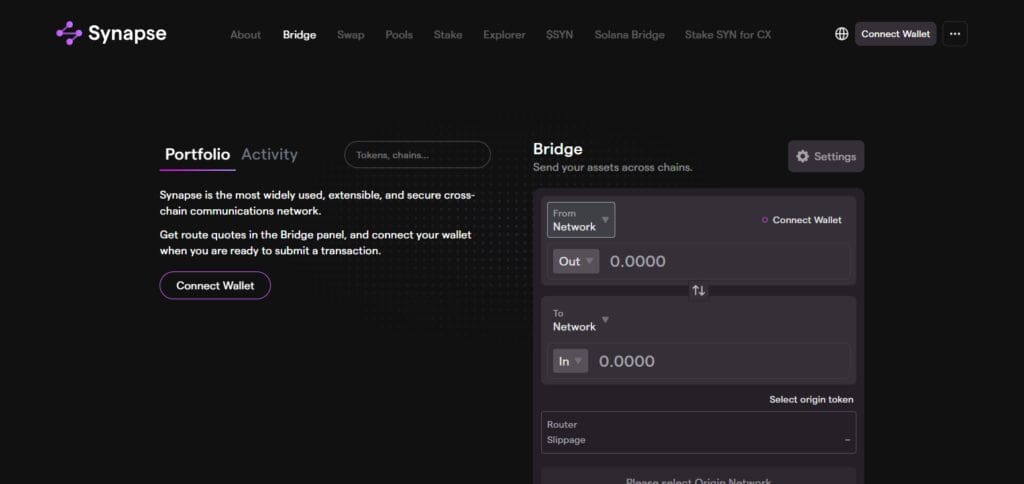 10 Top Bridging Aggregator For Fast Stable Coin Transfers 5 Synapse Protocol